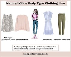 Pure Natural Kibbe, Kibbe Natural Body Type, Soft Natural Outfits, Natural Body Type, Kibbe Soft Natural, Body Type Clothes, Natural Outfits