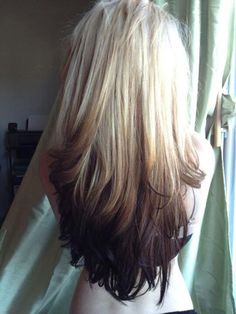 this could be fun when I get bored with my natural Reverse Ombre Hair, Best Ombre Hair, Ombré Hair, Bohol, Ombre Hair Color