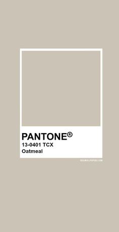 pantone's gray color is shown with the words, 1 / 4 tox o