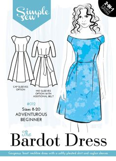 the paper doll is wearing a blue dress with floral print on it and has short sleeves,