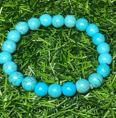 Genuine Turquoise Crystal Healing Bracelet  Yoga Bracelet Turquoise Crystal Bracelet With 8mm Beads As Gift, Gift Turquoise Crystal Bracelet With 8mm Beads, Adjustable Turquoise Beaded Bracelets With Gemstone Beads, Adjustable Turquoise Bracelet With Polished Beads, Turquoise Stretch Bracelet With Natural Stones As Gift, Turquoise Stretch Bracelet With Natural Stones For Gift, Beaded Turquoise Crystal Bracelet As Gift, Turquoise Gemstone Beads Bracelets For Gifts, Turquoise Gemstone Beads Bracelet As Gift