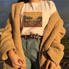 10 Insanely Easy Art Hoe Aesthetic Outfits You Can Recreate - ACB Outfit Layout, Tumblr Outfits, Indie Outfits, Korean Outfits, Looks Vintage, Grunge Fashion, Aesthetic Outfits, Aesthetic Fashion, Van Gogh