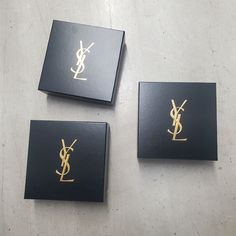 3 Brand New Authentic Ysl Yves Saint Laurent Black And Gold Empty Gift Boxes. Aporox Measurements 8.5 X 8.5 X 3 New To Poshmark? Use Referral Code Kimberlyn222 To Receive $10. Ysl Mon Paris, Saint Laurent Perfume, Couture Perfume, Empty Gift Boxes, Ysl Clutch, Mini Fragrance, Purse Storage, Logo Shoes, Paper Gift Box