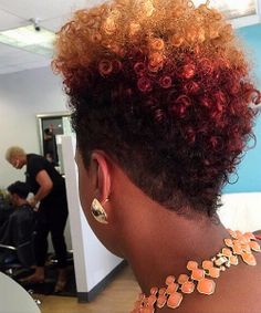 Cabello Afro Natural, Styles Ideas, Ombre Hair Color