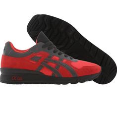 BAIT x Asics GT-II Rings Pack - Red Ring (red / black) $129.99 Red Black Shoes, Crazy Sneakers, Puma Sneakers Men, Rings Pack, Red And Black Shoes, Red Ring, Red Rings, Classic Grey