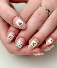 Cottage Core Nails, Nail Aesthetics, Taupe Nails, Nail Art Inspo, Horror Nails, Colourful Nails, Velvet Nails, Grunge Nails, Nail Art Designs Diy