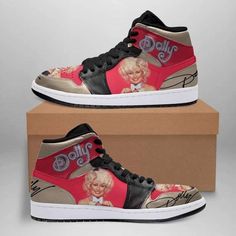 Dolly Parton 04 Air Jordan Shoes Sport Custom Sneakers Lightweight construction with breathable mesh fabric provides a comfortable and flawless fit. Egg Muffin, Shoes Sport, High Sneakers, Muffin Cups, Air Jordan Shoes, Comfortable Sneakers, Air Jordan 1 Mid, Dolly Parton, Custom Sneakers