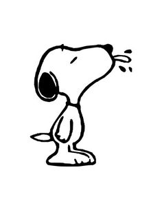 a cartoon dog with its mouth open and tongue out