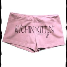 Bk Cheer Shorts - Pink Design Is On The Back String Tie In The Front At Waist Bitchin Kitten (Cat) Motorcycle Brand Bell Brand Shorts Nwot Cute Fitted Bottoms With Built-in Shorts, Fitted Bottoms With Built-in Shorts In Cute Style, Cute Stretch Bottoms Of Short Length, Pink Shorts With Built-in Liner For Cheerleading, Pink Fitted Bottoms For Cheerleading, Fitted Pink Bottoms For Cheerleading, Cute Fitted Short Bottoms, Pink Short Bottoms For Cheerleading, Pink Bottoms For Summer Cheerleading