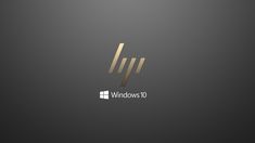 the logo for windows 10 is shown in gold