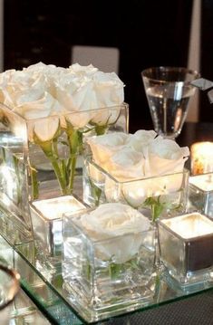 an image of flowers in vases on the facebook page for wedding wishlist com