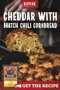 Get adventurous with your food game—add some spice to your side dish with this Hatch Chile Cornbread recipe. That extra kick in the back of your throat surely elevates any meal, and the recipe is as simple as watching the sun set (well, kinda). Simply use our Kodiak Cornbread Mix as your base and add in a handful of ingredients listed, bake, and devour. Cornbread Ideas, Chili Receipes, Chile Cornbread, Cornbread Dishes, Hatch Chili Recipes, Chili Cornbread, Hatch Chiles, Cornbread Recipes, Hatch Chili