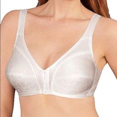 Nwt Body Naturals Front Closure Wireless Bra Details: Unlined Wirefree Front Closure Back Support Adjustable Straps Lowest Price Around! Final Offer Push Up Strapless Bra, Cacique Bras, Convertible Bra, Red Bra, White Sports Bra, Triangle Bralette, Racerback Bra, Back Support, Wireless Bra