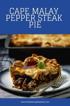 the cover of cape malay pepper steak pie