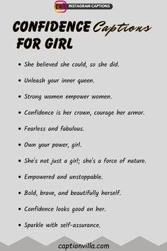 👸 Empower yourself with these fierce confidence captions for girls! 💁 Tag your girl gang and spread the confidence! #GirlPower #ConfidenceForGirls #Empowerment #TagYourSquad #SpreadConfidence #ConfidenceIsBeautiful Classy Captions For Instagram, Good Instagram Bios, Fierce Quotes, One Word Instagram Captions, Short Instagram Quotes, Short Instagram Captions, Clever Captions, Clever Captions For Instagram, Good Insta Captions