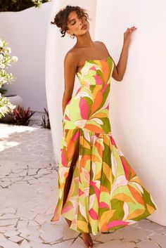 Falling Fast Lace Mini Dress - Apple Green Tropical Formal Dress, Tropical Wedding Guest Dress, Beach Wedding Guests, Apple Dress, Yellow Print, Maxi Dress Green, Tropical Wedding, Apple Green, Green And Yellow