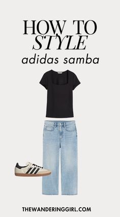 In this post, I show you 15 incredibly chic Adidas Samba outfit ideas you can wear in the summer, fall, winter, and spring. Weekend Getaway Outfits, Adidas Samba Outfits, Samba Outfit Ideas, Samba Outfits, Chic Travel Outfit, Bbq Outfits, Coordinates Outfits, Adidas Samba Outfit, Fashion Travel Outfit