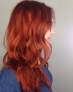 Copper Red Hair. Color Specialist San Diego. Andie Jones Hair. Are you looking for ginger hair color styles? See our collection full of ginger hair color styles and get inspired! Red Copper Hair, Copper Red Hair, Shades Of Red Hair, Red Ginger, Red Copper