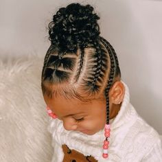 Toddler Braided Hairstyles, Toddler Braids, Trendy We Fryzurach, Kid Braid Styles, Toddler Hairstyles Girl, Natural Hairstyles For Kids