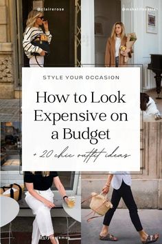 Want to learn how to look expensive on a budget? Learn our style tips for achieving that quiet luxury and old-money vibe affordably. Plus, explore 20+ chic outfit ideas for women throughout the year. Click now for budget-friendly fashion and outfit inspiration. Look Expensive On A Budget, Outfits Ladies, Woman Tips, Work Aesthetic, How To Look Expensive, Look Office, Look Expensive, Effortless Outfit