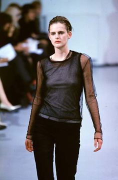 Helmut Lang, fw 1997 00’s Fashion, Helmut Lang Archive, Stella Tennant, Helmut Lang, Couture Fashion, 90s Fashion, Runway Fashion