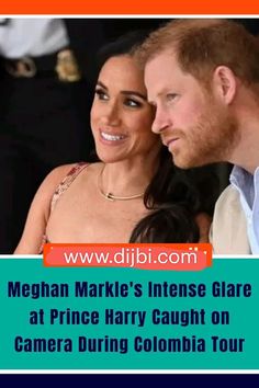 the prince and princess are smiling together at an event with text overlaying them