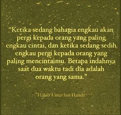 an image of a quote written in the language of indonesian on green paper with white writing