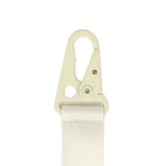 Designed to clip to your belt loop, backpack, or bag, the Keychain Clip is the perfect companion to your keys and Thread wallet. Trendy Travel Keychains With Key Clip, Casual Lanyards With Key Leash For Everyday Use, Casual Lanyard With Key Leash For Everyday Use, Casual Lanyards With Key Leash, Casual Lanyards With Keychain For Everyday Use, Casual White Keychain With Key Leash, Casual White Keychains With Key Leash, Adjustable Badge Holder With Swivel Clip For Everyday, White Rectangular Badge Holders For Everyday Use