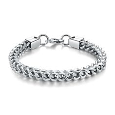 This intricately designed braided bracelet exudes timeless charm and has that wear-anywhere vibe. You can match it with other bracelets, but it can definitely be worn on its own. The bracelet is made of stainless steel material, so waterproof. Gold: 18k gold platingMaterial: Stainless SteelLength: 8 inchWidth: 6mm Waterproof Hypoallergenic Tarnish Free Glazd Pouch with every order Free domestic shipping Easy Exchange & Return policy PRODUCT INFOAll our jewelry are made of stainless steel mat Trendy Stainless Steel Box Chain Bracelets, Trendy Stainless Steel Box Chain Bracelet, Trendy Metal Bracelets With Stainless Steel Clasp, Trendy Tarnish Resistant Stainless Steel Bracelets, Trendy Stainless Steel Chain Charm Bracelet, Trendy Stainless Steel Chain Bracelets, Stainless Steel Bracelet With Adjustable Chain, Adjustable Stainless Steel Braided Bangle Bracelet, Adjustable Stainless Steel Jubilee Charm Bracelet