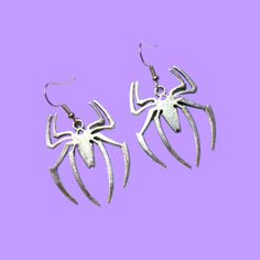 Spider Earrings -Lightweight -Hypoallergenic -Lead And Nickel Free Spider Earrings, Earrings Color, Women Jewelry, Silver, Women Shopping, Color