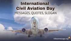 Civil Aviation Day International Civil Aviation Day, Aviation Quotes, Civil Aviation, Wonder