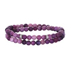 Designed to wrap around your wrist twice for a stylish and impressive look. This Purple Fluorite and silver bracelet is handmade with elastic stripes for a comfortable fit. The charming natural purple colour of this piece makes it a great addition to your casual and smart casual outfits. 6 mm Purple Fluorite 6 mm 925 Sterling Silver Beads Elastic design  100% Handmade Iconic Atolyestone Gift Box Fluorite Bracelet, Purple Fluorite, Double Wrap Bracelet, Purple Colour, Smart Casual Outfit, Silver Pieces, Sterling Silver Bead, Smart Casual, Wrap Around