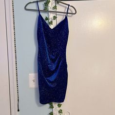 Windsor Sparkly Blue Dress Tight Fit But Stretchy Material Is Comfortable Sparkly Blue Dress, Short Sparkly Dresses, Slate Blue Dresses, Dresses Windsor, Black Corset Dress, Purple Bodycon Dresses, Eras Tour Fits, Green Satin Dress, Black Sparkly Dress