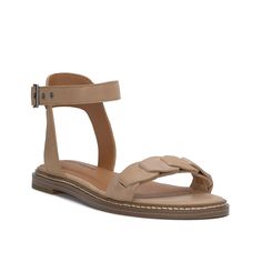 Lucky Brand-Kyndall Sandal For a minimalistic, yet trendy look, go for the Kyndall sandal from Lucky Brand. Woven straps at the toe enhance the appeal of this sandal designed with an ankle strap with buckle closure for an adjustable fit. Trendy Adjustable Strap Sandals, Trendy Ankle Strap Sandals, Trendy Adjustable Ankle Strap Sandals, Adjustable Buckle Closure Flat Slingback Sandals, Spring Sandals With Buckle Closure, Spring Sandals With Adjustable Buckle Closure, Spring Sandals With Buckle Closure And Adjustable Fit, Sandals With Adjustable Ankle Straps, Spring Adjustable Buckle Closure Sandals