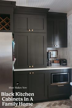 Wondering if black kitchen cabinets work in a home with kids? See how they hold up to scuffs, smudges, and sticky fingers—and why they might still be the perfect choice!