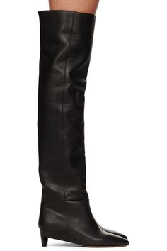 Isabel Marant: Brown Lisali Tall Boots | SSENSE Luxury Black Tall Knee-high Boots, Isabel Marant Darizo Boots, Isabel Marant Derst Boots, Denvee Boots Isabel Marant, Isabel Marant Lenskee Boots, Tall Boots, Thigh Highs, Isabel Marant, Calf Skin