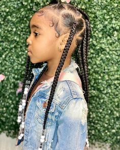 Little Black Girls Box Braids Kid Hairstyles, Toddler Knotless Braids, Black Girls Hairstyles Kids, Braided Hairstyles For Black Hair Kids, Braiding Hairstyles For Black Girls Kids, Back To School Hairstyles Black Kids, Simple Braided Hairstyles For Kids, Quick Hairstyles For Black Girls Kids, Toodler Braids Kids