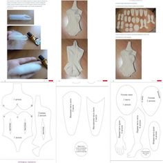 the instructions for how to make an origami bodysuit with paper and glue