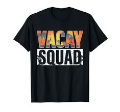 PRICES MAY VARY. Vacay Squad Summer Vacation Shirts Matching for Friend or family to spend time together This Tee is great tee to wear on the way to your beach and also to wear while you are vacationing in Vacay Mode! Wear this proudly while out on Spring or Summer Va family vacation shirts, Pam Tree Summer Shirt Wear it with your Vacation Team, Squad to Take Beautiful Photo Souvenirs on your Trip Lightweight, Classic fit, Double-needle sleeve and bottom hem Summer Vacation Shirt, Friend Vacation, Family Vacation Shirts, Friends Tshirt, Vacation Shirts, Friends Family, Family Shirts, Summer Vacation, Branded T Shirts