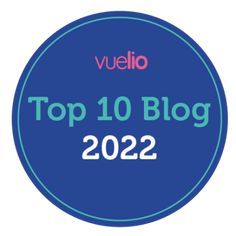 the top 10 blogs for 2012 are in blue circle with text overlaying them