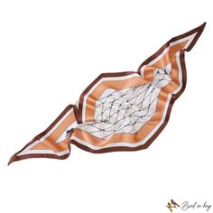 Bird In Bag - Diamond-shaped small square scarf silk scarf printing small silk scarf scarf decorative headscarf fashion ladies silk scarf Trendy Square Silk Scarf Gift, Trendy Square Silk Scarf As Gift, Elegant Rectangular Brown Silk Scarf, Trendy Square Silk Scarf As A Gift, Elegant Brown Rectangular Silk Scarf, Trendy White Square Silk Scarf, Elegant Brown Square Silk Scarf, Brown Square Silk Scarf Gift, Trendy Brown Silk Scarf