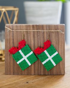 We are a mommy & daughter shop creating fun and colorful perler earrings! Perler Beads Earrings, Perler Earrings, Present Earrings, Craft Earrings, Earrings Square, Mommy Daughter, Birmingham Alabama, Earrings Christmas, Earring Crafts