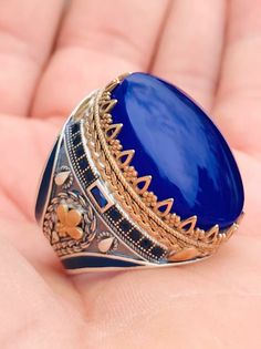 Gemstones Rings, Funny Animals With Captions, Bff Quotes Funny, Man Ring, Lapis Lazuli Jewelry, Wax Carving, Bff Quotes