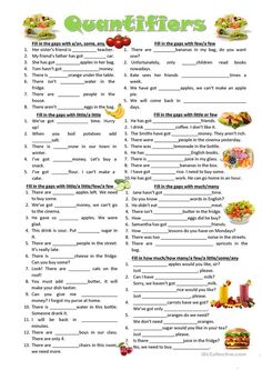 a printable food and drink quiz for kids with pictures of fruits, vegetables, and other