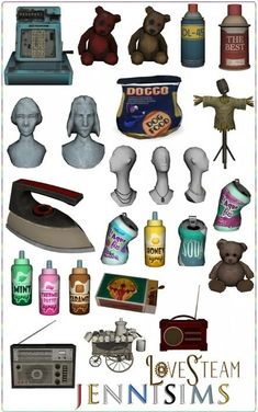 there are many different items that can be found in the game, including soaps and bottles