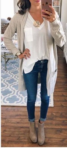 Pocket Tees, Looks Jeans, Long Sweater, Paige Jeans, White Sweater, Fall 2017, Popular Items, Outfit Casual