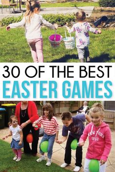 the best easter games for toddlers to play in the yard and on the lawn