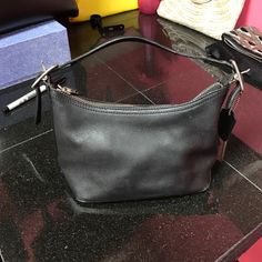 Vintage!!! Black Coach Legacy West Demi Pouch... Kept In Great Condition! Like Brand New Inside ! 9/10 Condition 7"L / 6"H / 4.5"W. 4" Adjustable Straps Coach Legacy, Bags Coach, Vintage Coach, Louis Vuitton Bag Neverfull, Hobo Bag, Soho, Coach Bags, Vintage Black, Mini Bag