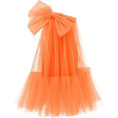 Maggi Neon Bow Tulle Dress, Orange - Tulleen Dresses | Maisonette Orange Tulle Dress, Peach Tulle Dress, Neon Orange Dress, Neon Bows, Baby Daisy, Skirt Ruffle, Bow Dress, Dress Orange, Big Bow