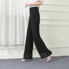 The Women's Wide Leg Summer Pants is exactly how style is defined. These fun high-waisted pants are versatile pants for women that can Take Your Style To The Next Level. If you want to break from your usual go-to styles this summer season then wide-leg pants will offer you a ton of options. It allows you to amplify your casual style preferences. Available in a range of sizes from petite to plus, these casual pants are trendy trousers for all occasions. Beautifully designed wide-leg pants that pu Versatile High Waist Wide Leg Spring Pants, Versatile High-waist Wide Leg Spring Pants, Versatile High Waist Wide Leg Pants For Spring, Trendy Non-stretch Wide Leg Pants, Summer Solid Dress Pants With Elastic Waistband, Trendy Wide-leg Solid Color Bottoms, Stretch Wide-leg Bottoms In Solid Color, Solid Summer Dress Pants With Elastic Waistband, Summer Dress Pants With Elastic Waistband